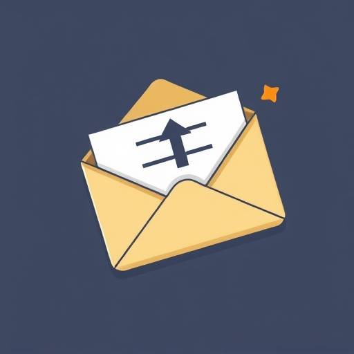 Ilustra&radic;&sect;&radic;&pound;o de um envelope com uma seta apontando para ele, simbolizando comunica&radic;&sect;&radic;&pound;o e feedback